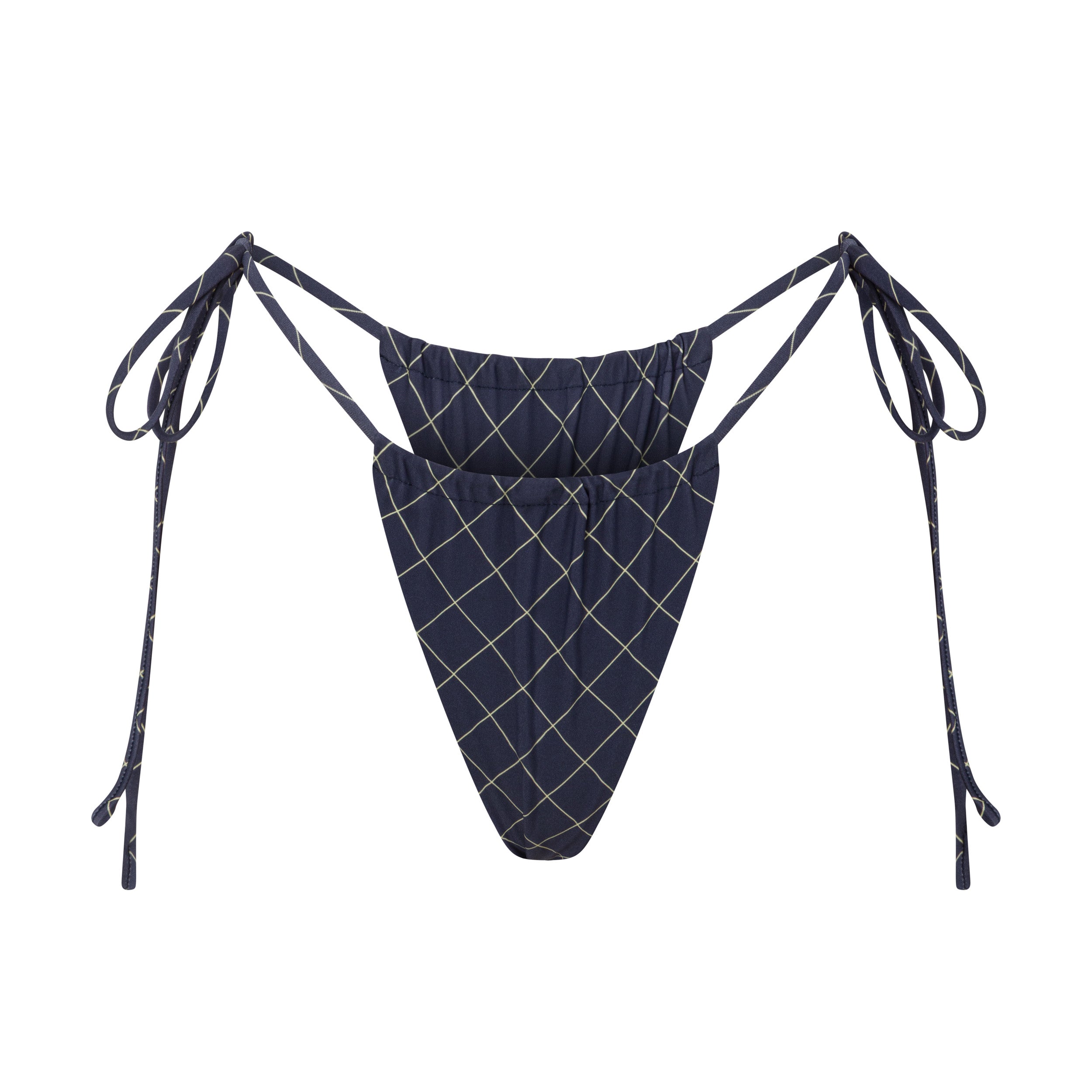 Indie bottoms: navy pinstripe