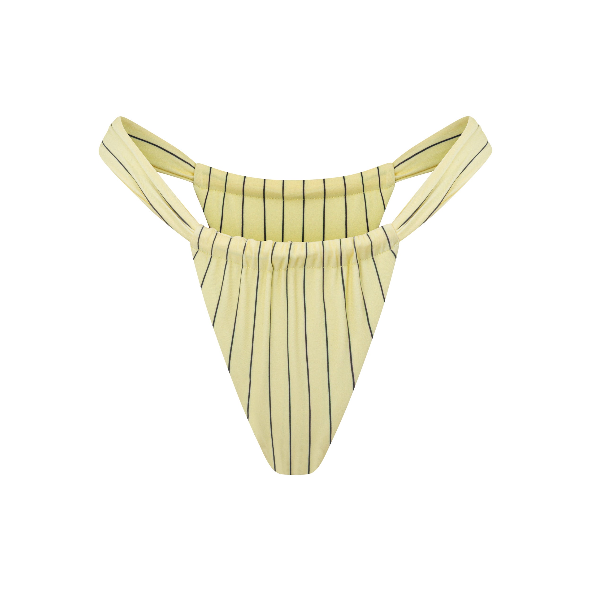 Zali bottoms: yellow pinstripe