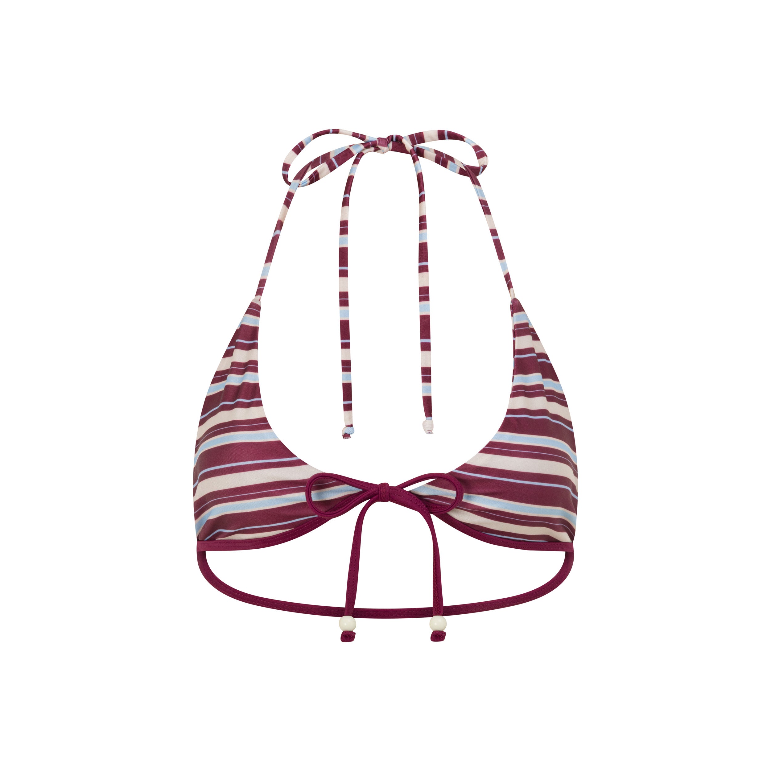 Solara triangle: burgundy stripe