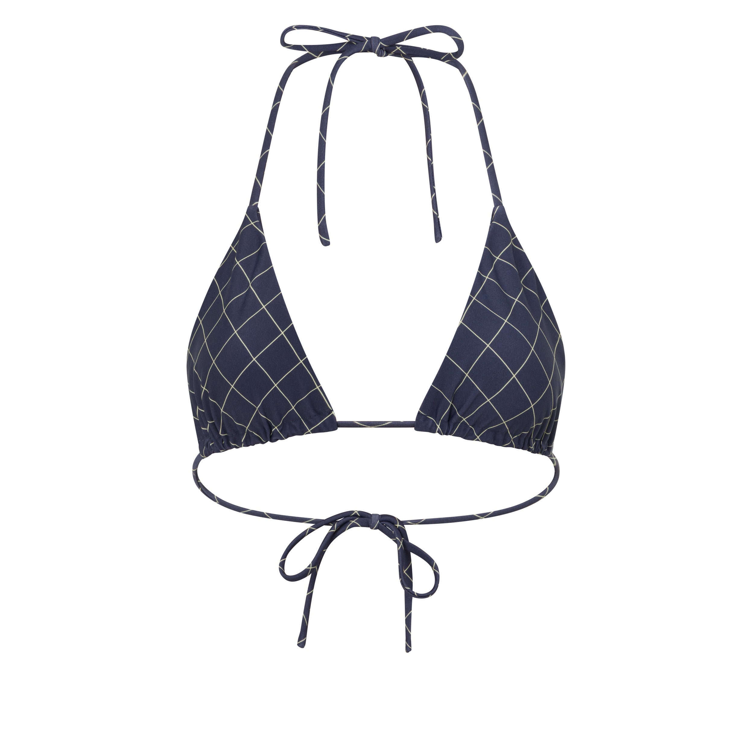 Harper triangle: navy pinstripe
