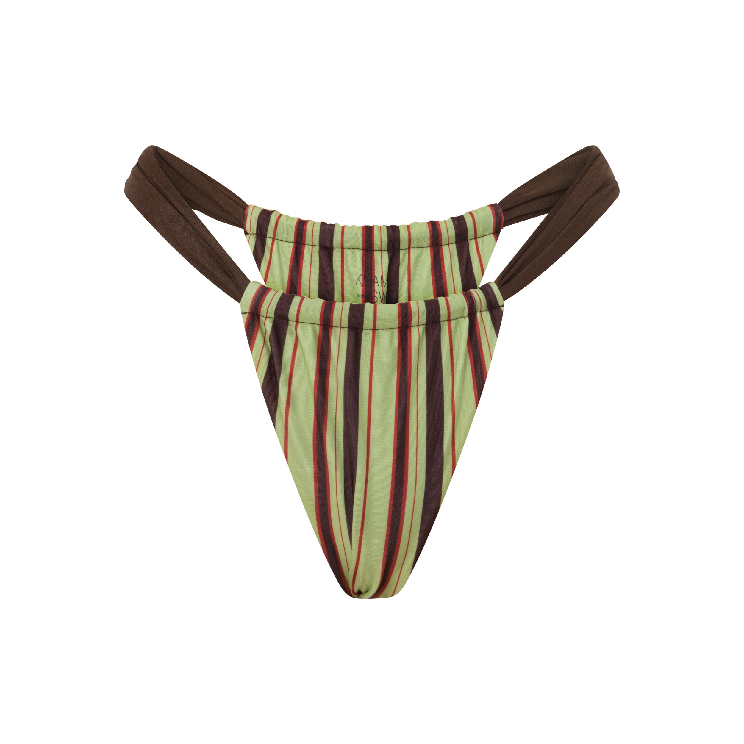 Zali bottom: mint stripe