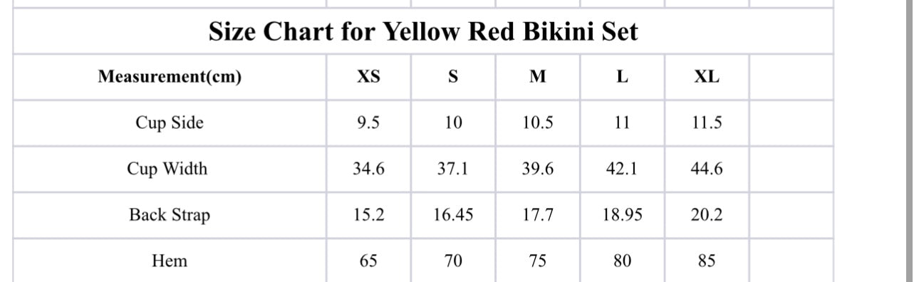 Isla bandeau: red/yellow stripe