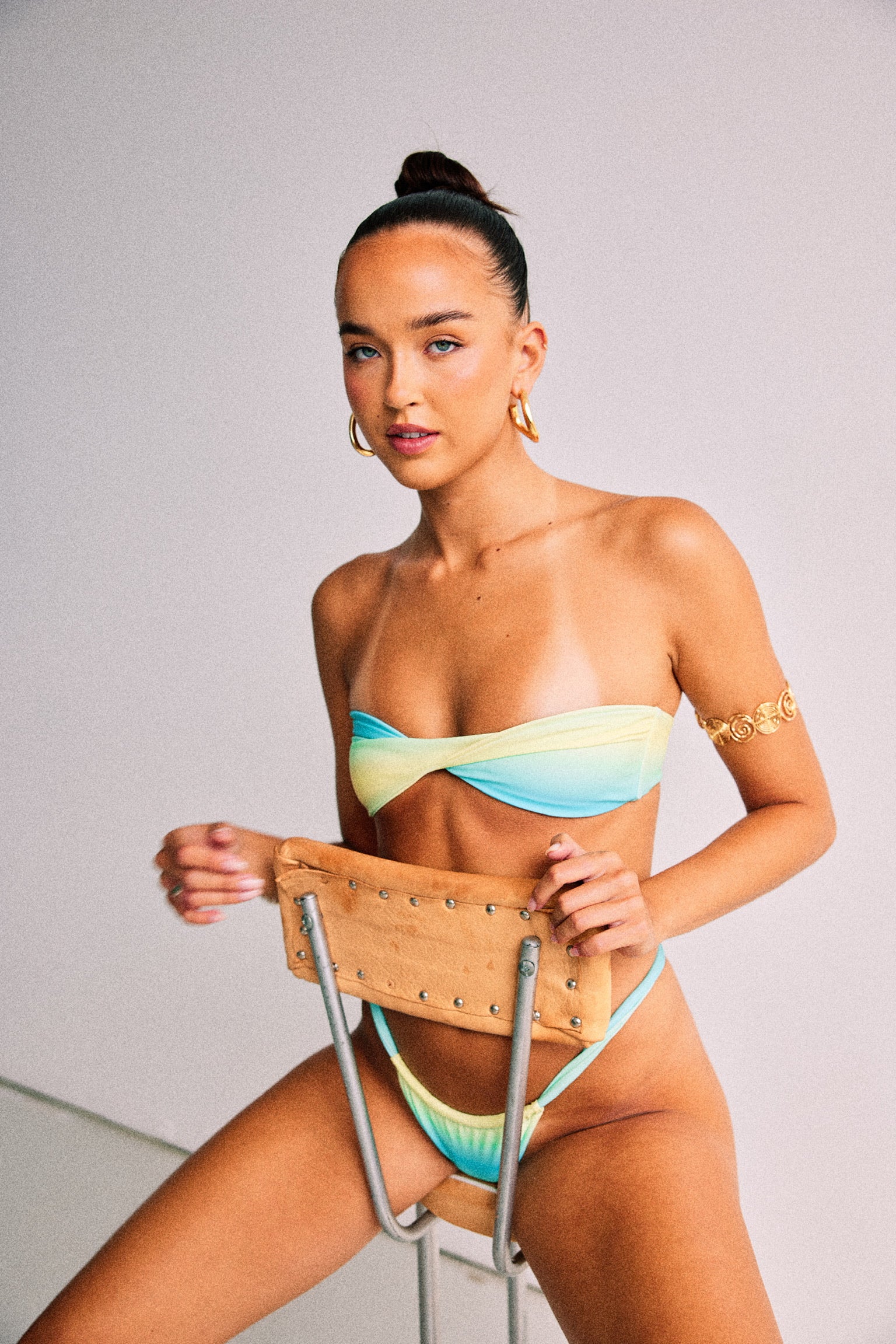 Amira bandeau: yellow/blue